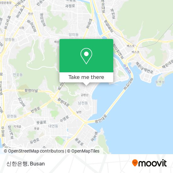 신한은행 map