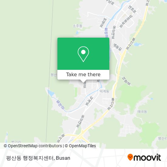 평산동 행정복지센터 map