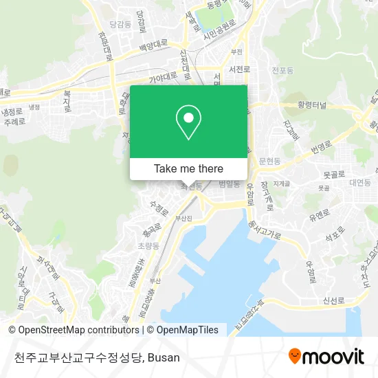 천주교부산교구수정성당 map