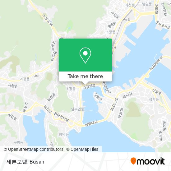 세븐모텔 map