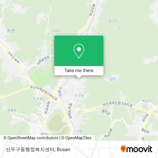 선두구동행정복지센터 map