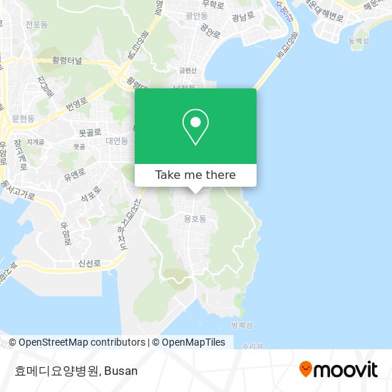효메디요양병원 map