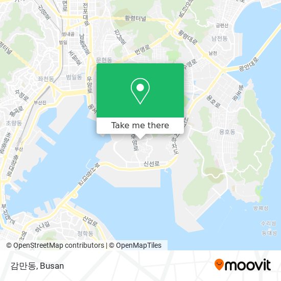 감만동 map