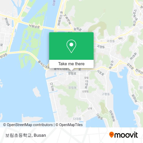 보림초등학교 map