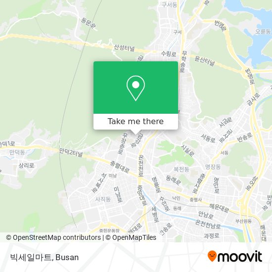 How to get to 빅세일마트 (Bikseil Mart) in 동구Nae by Bus or Metro | Moovit