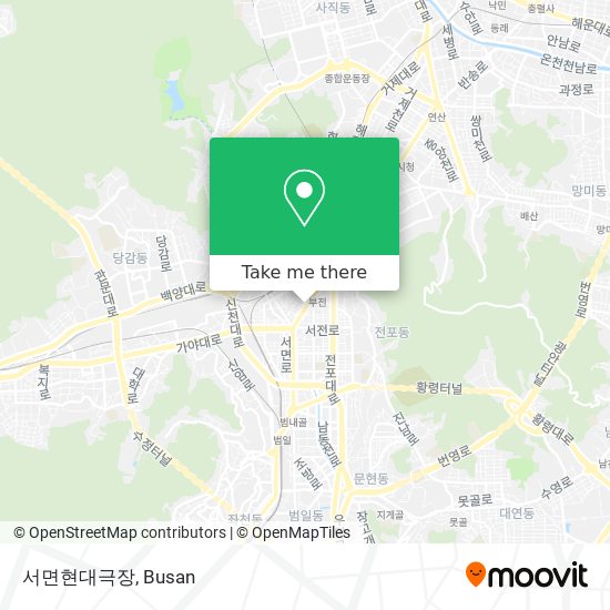서면현대극장 map