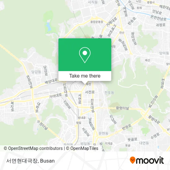 서면현대극장 map