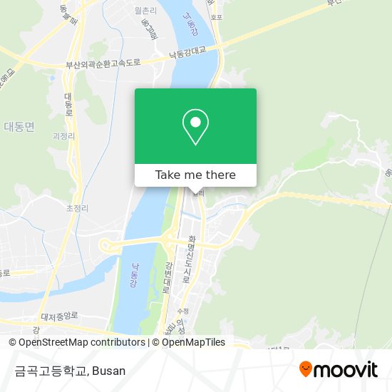 금곡고등학교 map