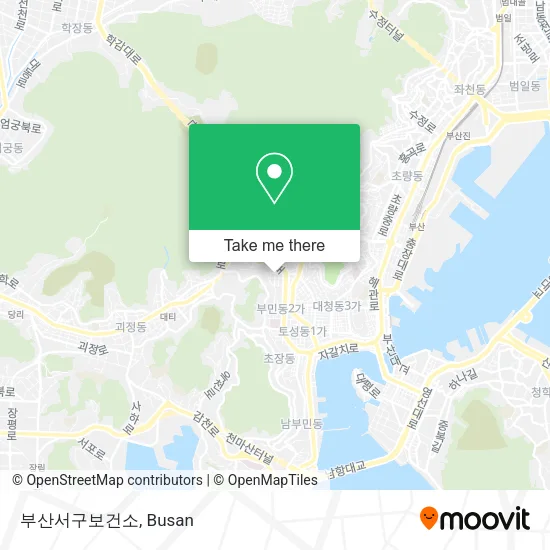 부산서구보건소 map