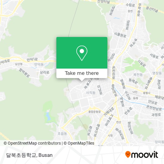如何坐公交 或 地铁去북구的달북초등학교 (Dalbuk Elementary School)| Moovit