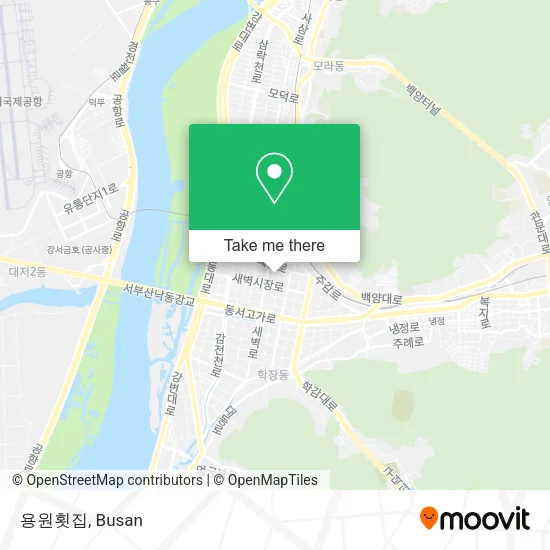 용원횟집 map
