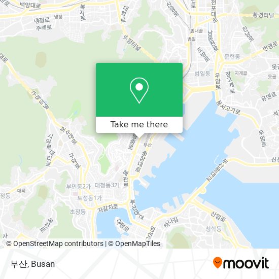 부산 map