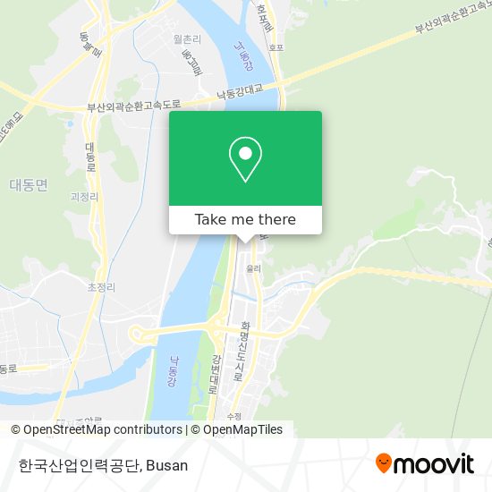 한국산업인력공단 map