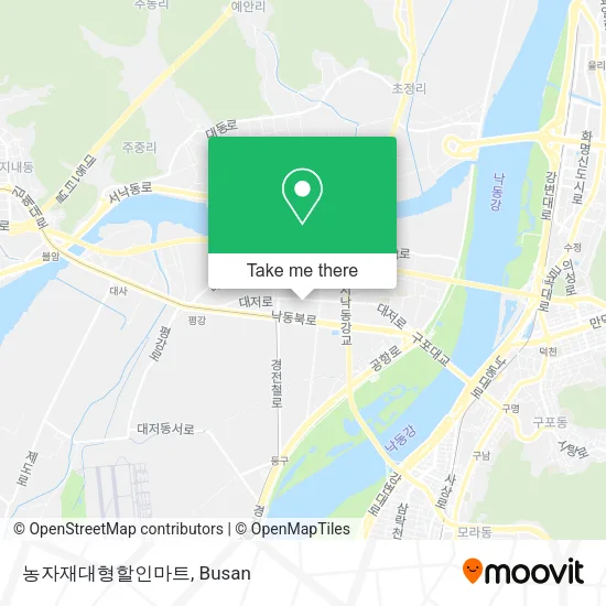 농자재대형할인마트 map