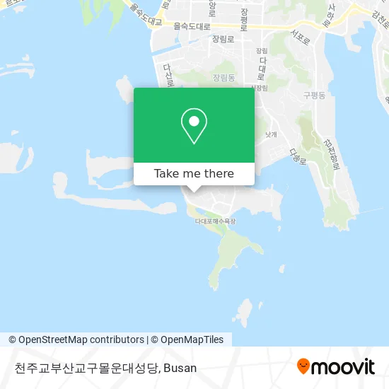 천주교부산교구몰운대성당 map