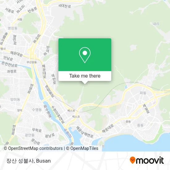장산 성불사 map