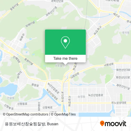용원보배산참숯찜질방 map