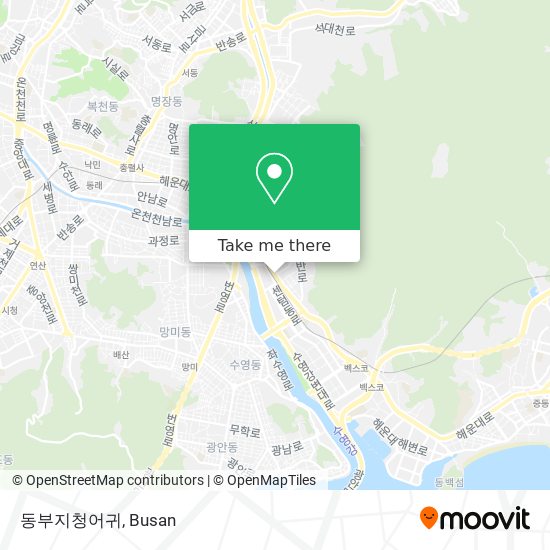 동부지청어귀 map