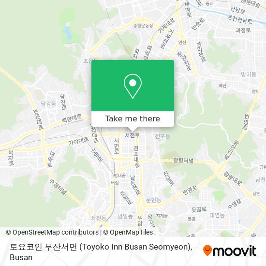 토요코인 부산서면 (Toyoko Inn Busan Seomyeon) map