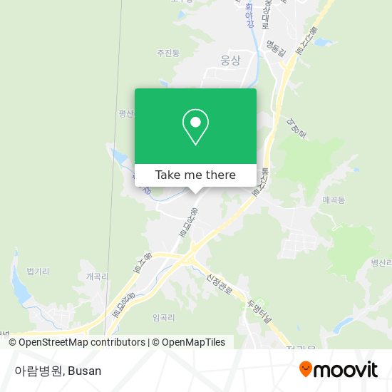 아람병원 map
