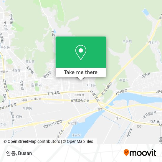 안동 map