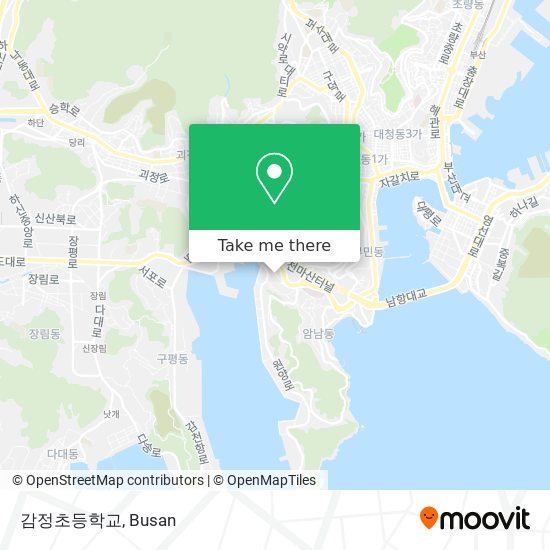 감정초등학교 map