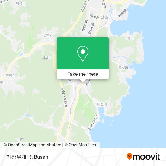 기장우체국 map