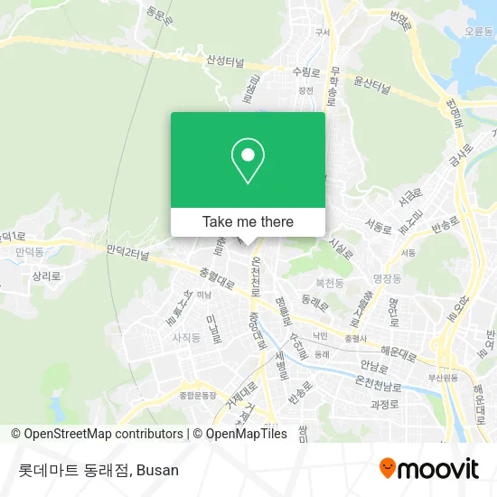 롯데마트 동래점 map