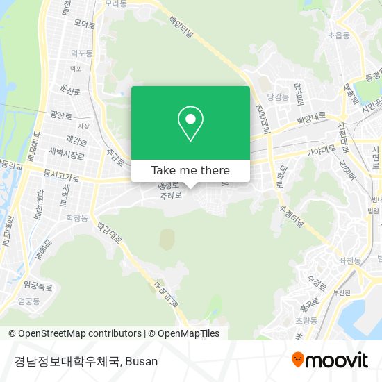 경남정보대학우체국 map