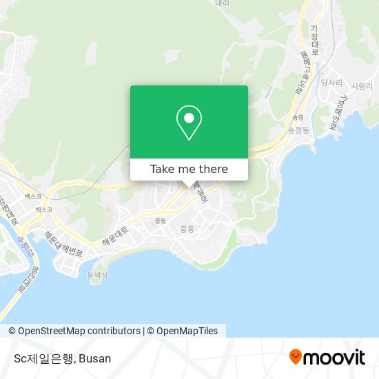 Sc제일은행 map