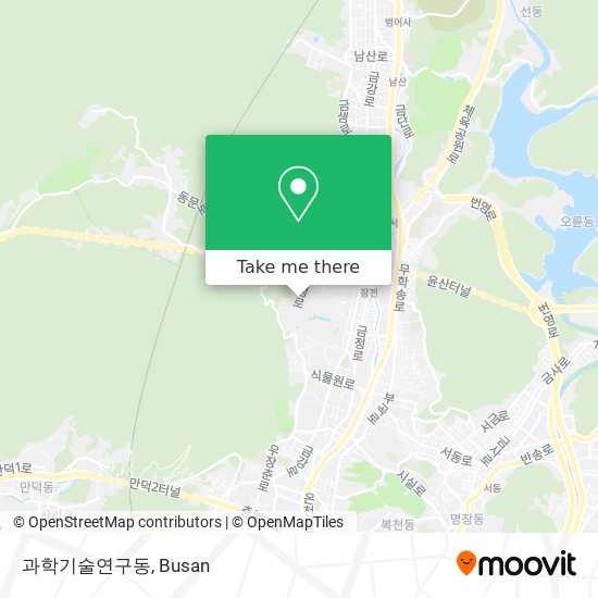 과학기술연구동 map