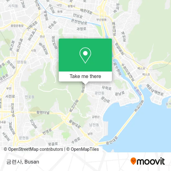 금련사 map