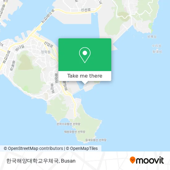 한국해양대학교우체국 map