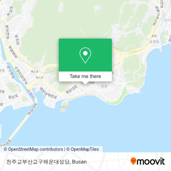천주교부산교구해운대성당 map
