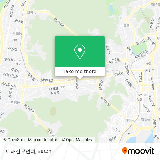미래산부인과 map