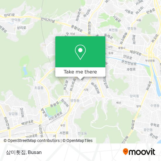 삼미횟집 map