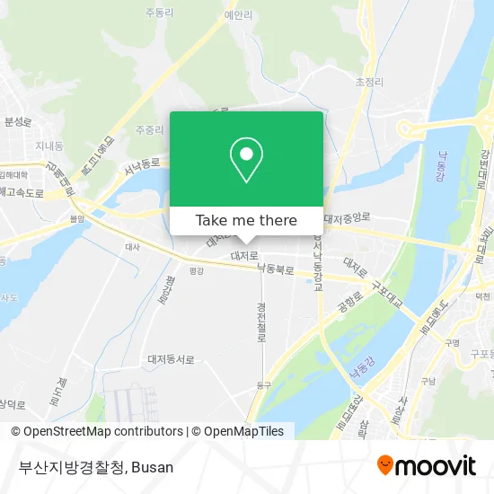 부산지방경찰청 map