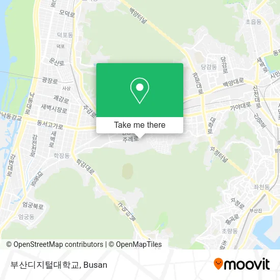 부산디지털대학교 map