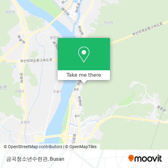 금곡청소년수련관 map