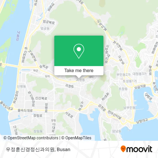 우정훈신경정신과의원 map