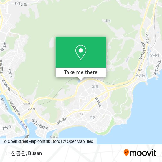 대천공원 map