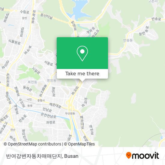 반여강변자동차매매단지 map