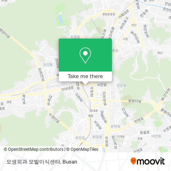 모생외과 모발이식센타 map