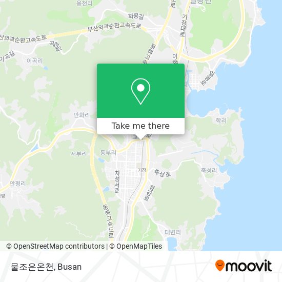 물조은온천 map