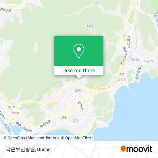 국군부산병원 map