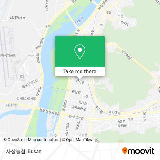 사상농협 map