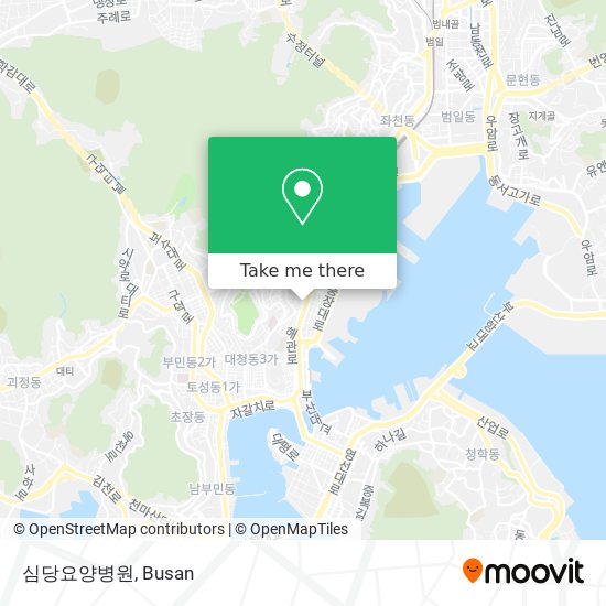 심당요양병원 map