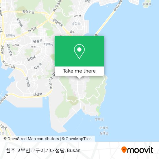 천주교부산교구이기대성당 map