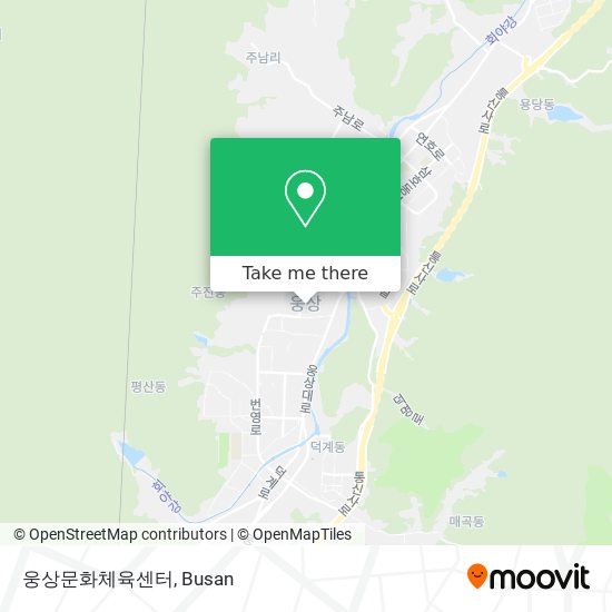 웅상문화체육센터 map