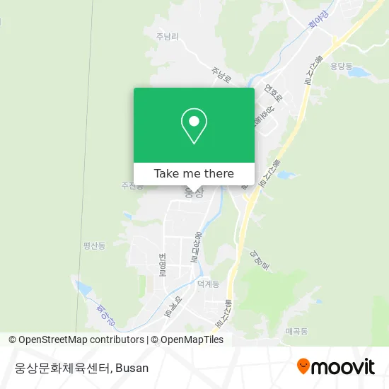 웅상문화체육센터 map